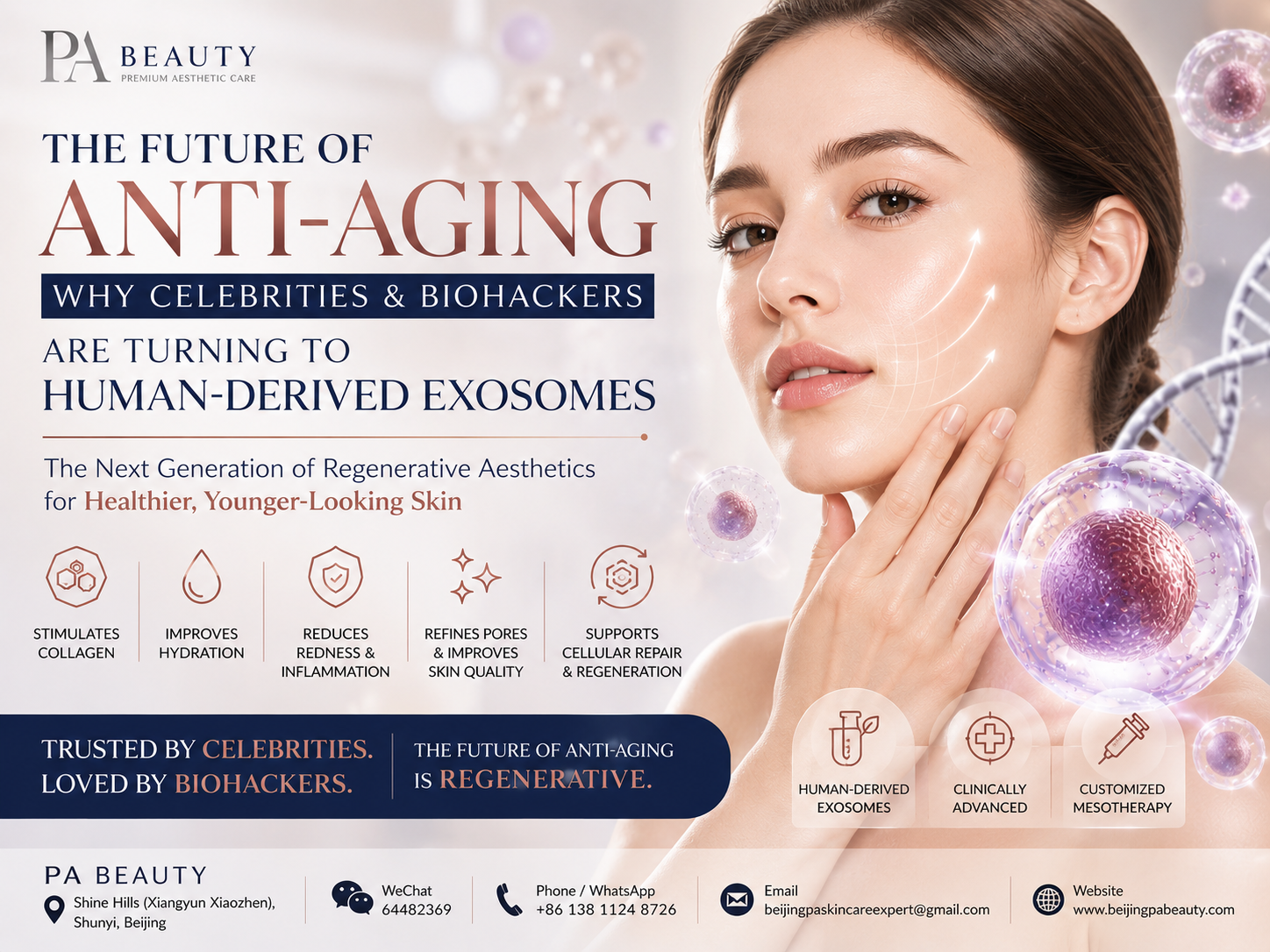 The Future of Anti-Aging: Why Celebrities and Biohackers Are Turning to Human-Derived Exosomes The Future of Anti-Aging: Why Celebrities and Biohackers Are Turning to Human-Derived Exosomes