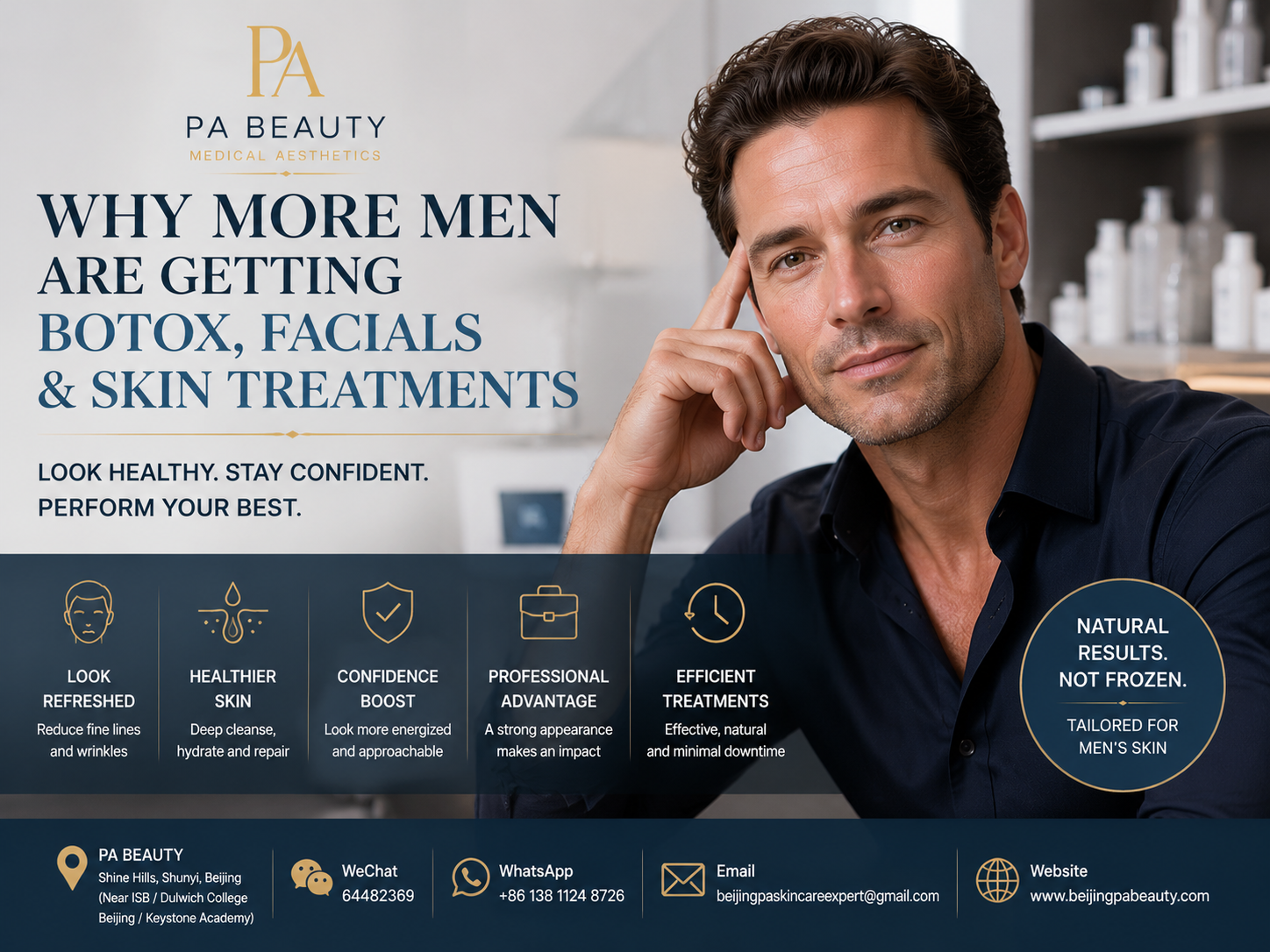 Why More Men Are Getting Botox, Facials & Skin Treatments | PA BEAUTY Beijing Why More Men Are Getting Botox, Facials & Skin Treatments | PA BEAUTY Beijing