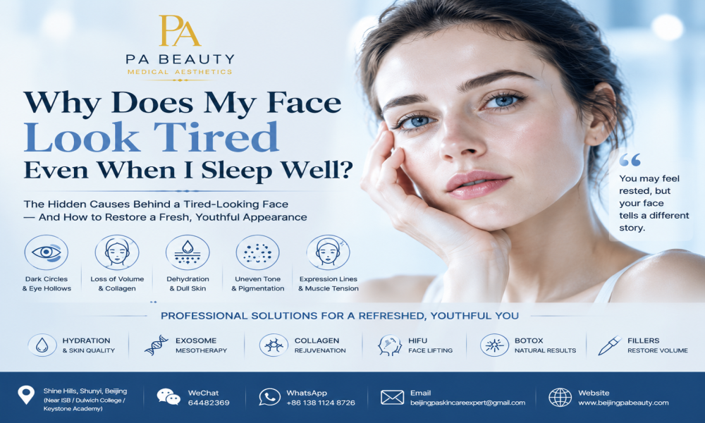 Why Does My Face Look Tired Even After Sleeping Well? Causes & Anti-Aging Solutions | PA BEAUTY Beijing