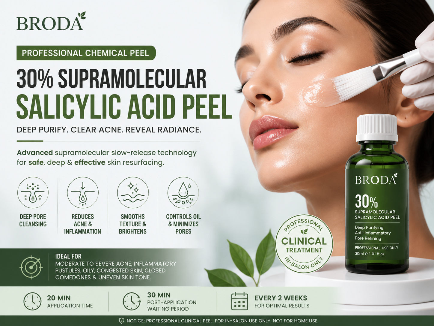 30% Salicylic Acid Chemical Peel for Acne, Oily & Congested Skin 30% Salicylic Acid Chemical Peel for Acne, Oily & Congested Skin