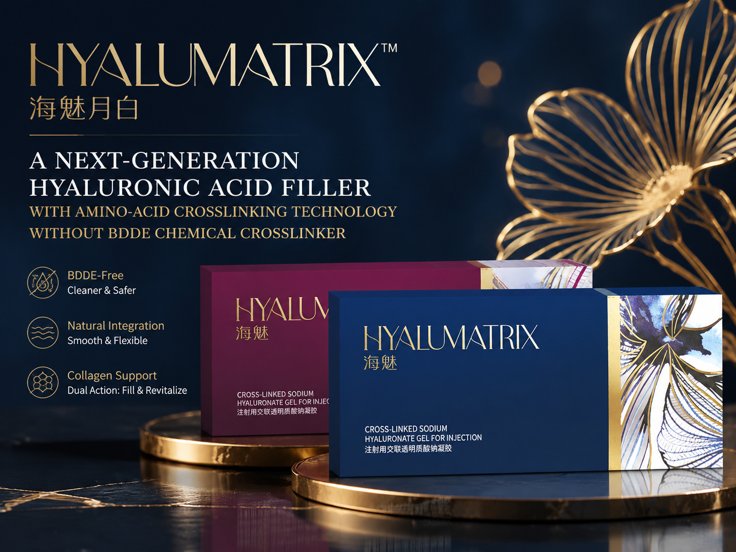 HYALUMATRIX™ amino-acid crosslinked hyaluronic acid filler for natural facial rejuvenation at PA BEAUTY Beijing